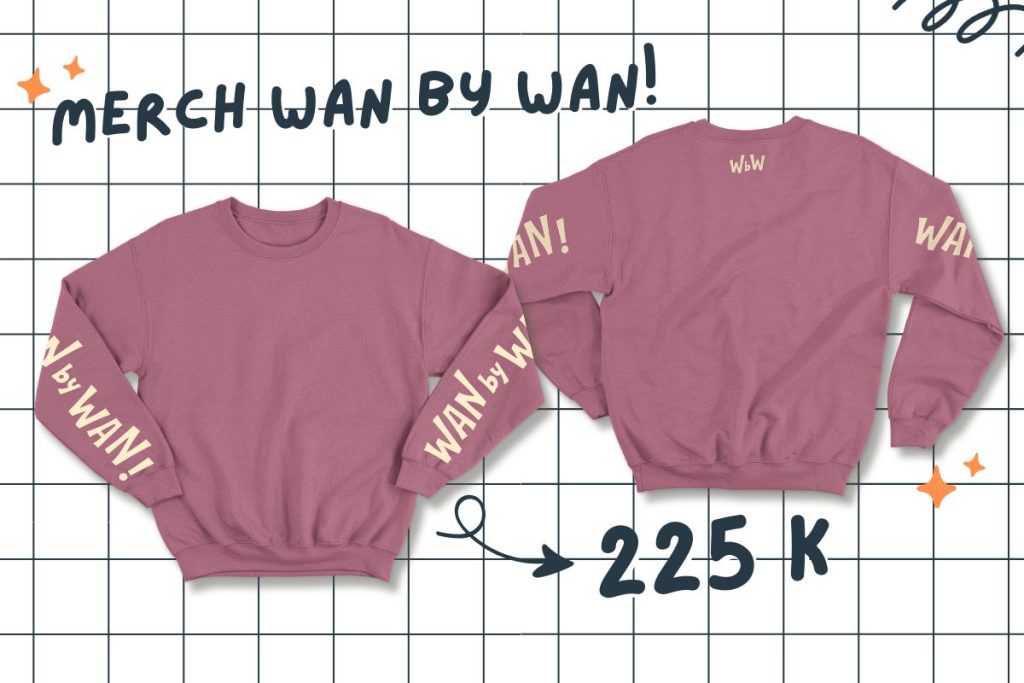 Merch Wan by Wan Crewneck Pink
